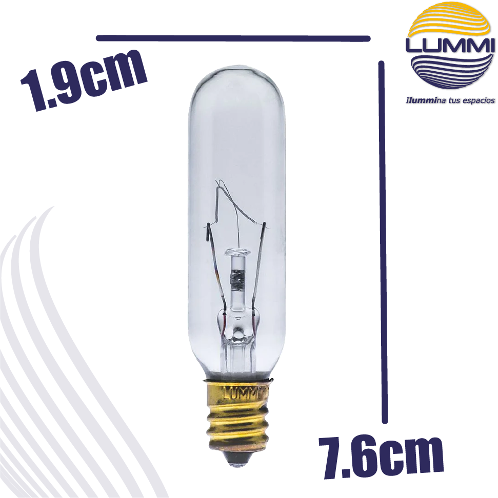 Foco tubular 25W E17 T8 ( T825E17 ) – Lummi