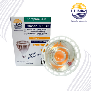 LÁMPARA LED SÚPER BRILLANTE TIPO PAR (PAR3030/BC)